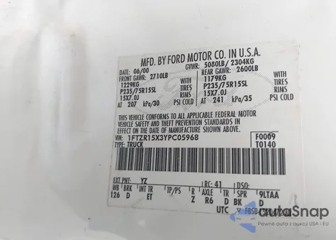 2000 Ford Ranger Xlt from USA, damaged, VIN 1FTZR15X3YPC05968